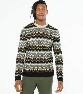 Jacquard clearance jumper mens