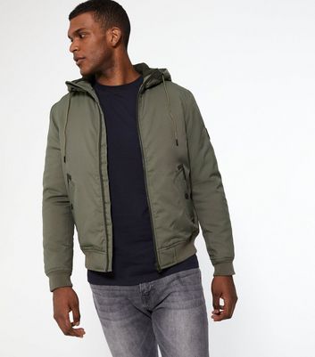 jack & jones hooded bomber jacket