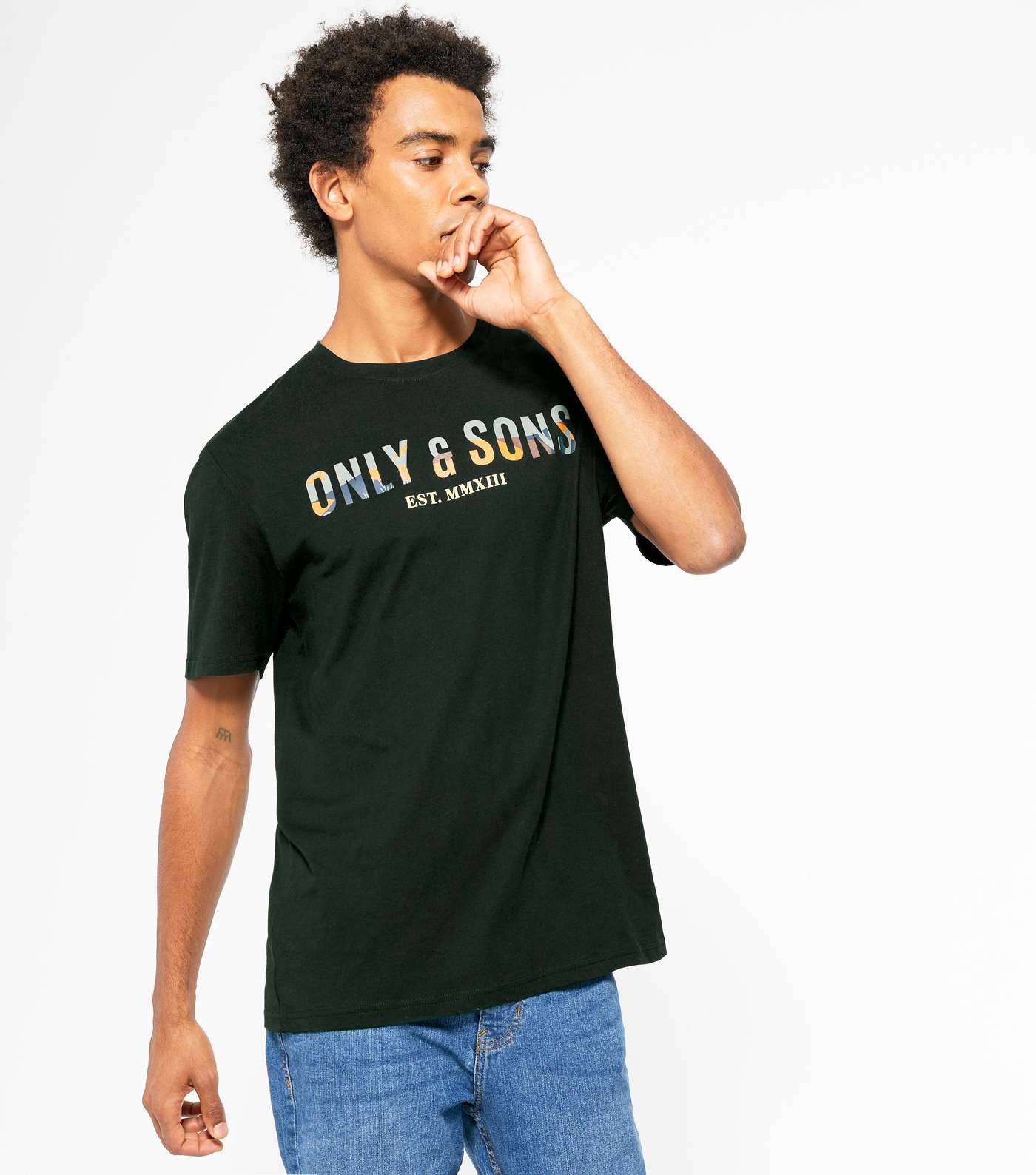 Only & Sons Black Logo T-Shirt