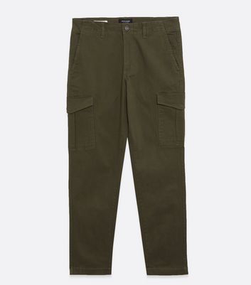 Image of Jack & Jones Dark Green Cargo Trousers New Look
