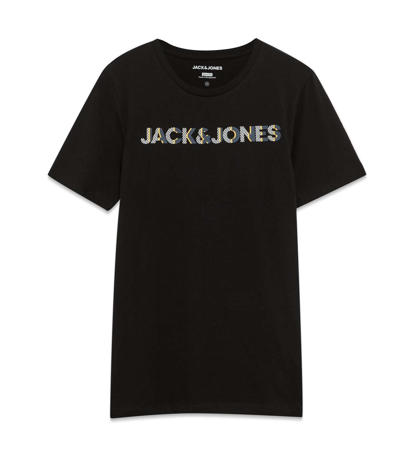 Jack & Jones Black Short Sleeve Logo T-Shirt  Image 5