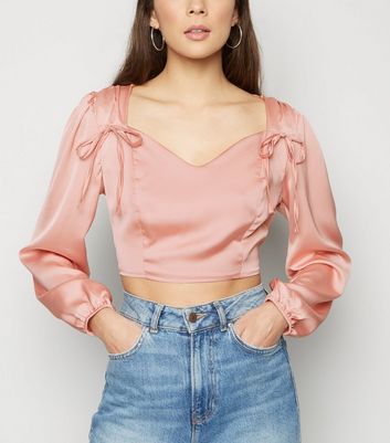 new look satin top