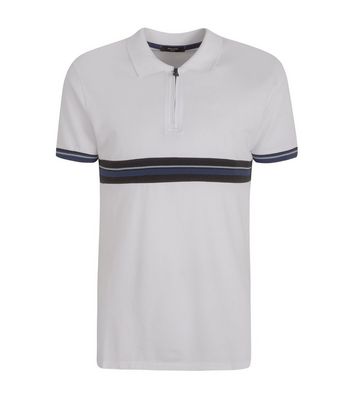 jack jones white polo shirt