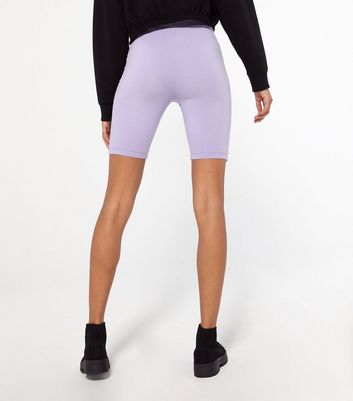 Purple sales cycling shorts