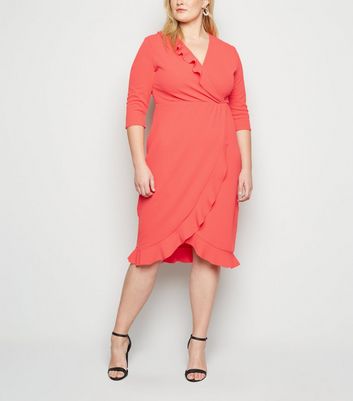 curvy wrap dress