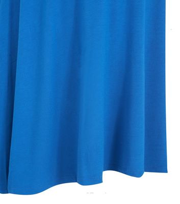 Image of Maternity Bright Blue V Neck Sleeveless Dress New Look