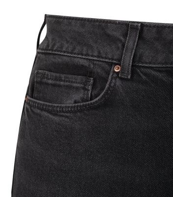 Black Waist Enhance Tori Mom Jeans New Look