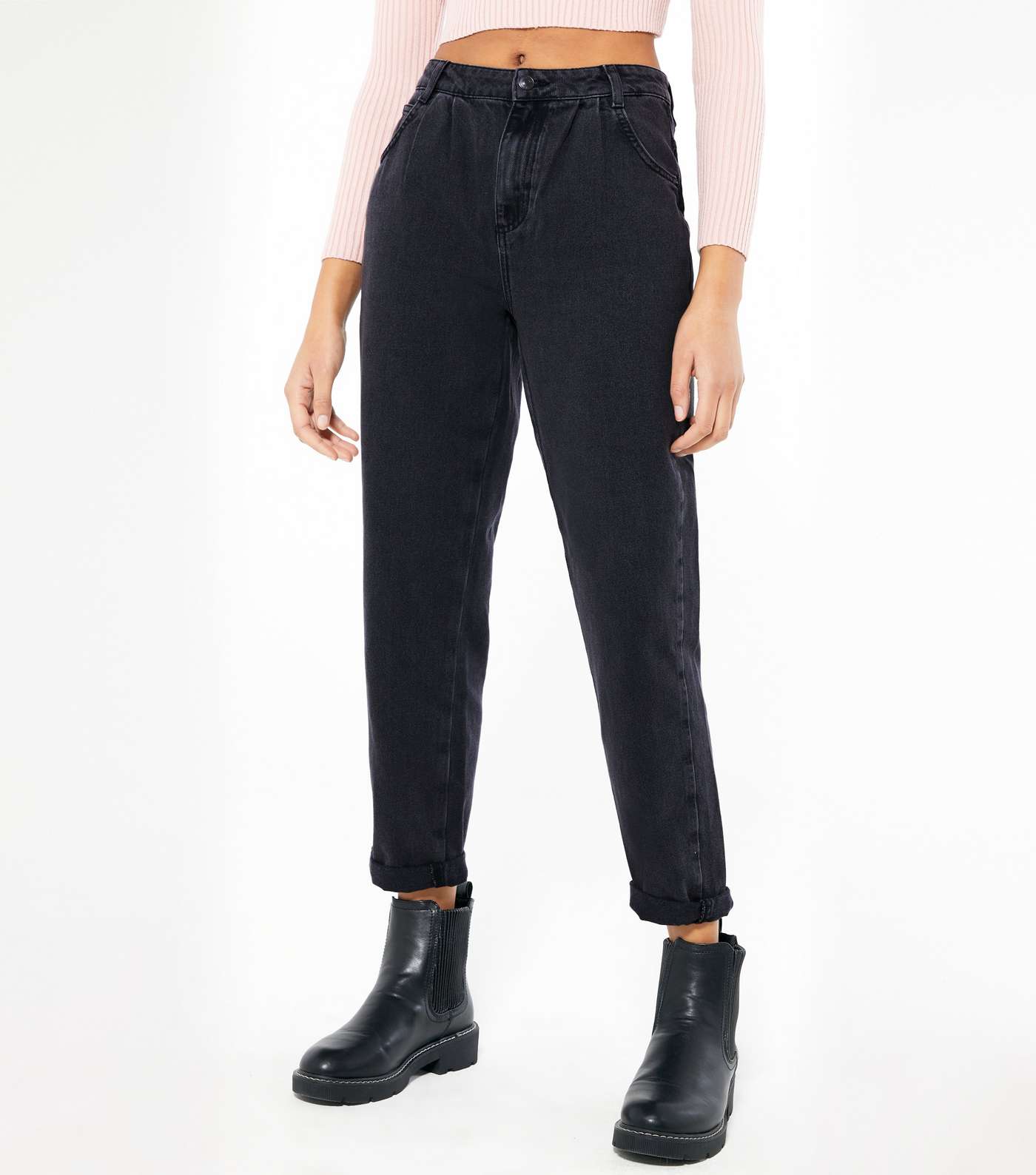 Black Slouch Nia Balloon Jeans  Image 2