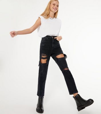 black waist enhance tori mom jeans