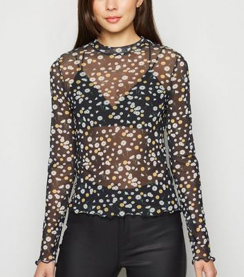 Mesh top best sale new look