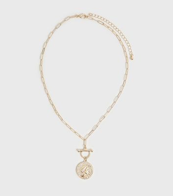 new look coin necklace