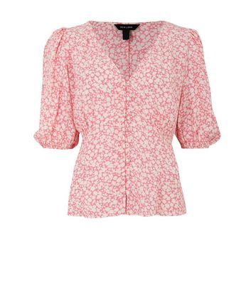 new look blouses pink