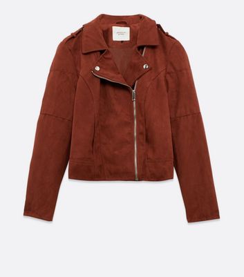 rust biker jacket