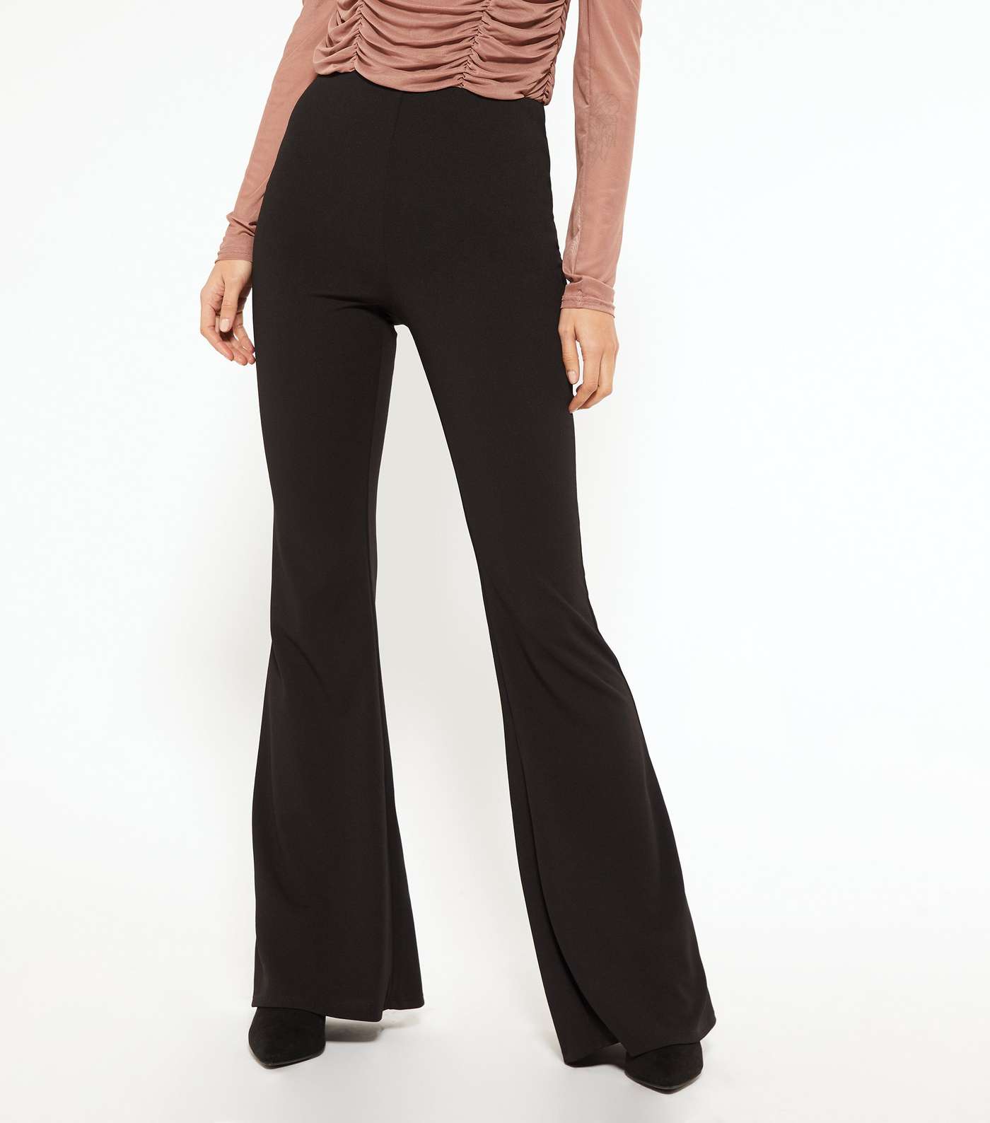 Black Flared Trousers  Image 2