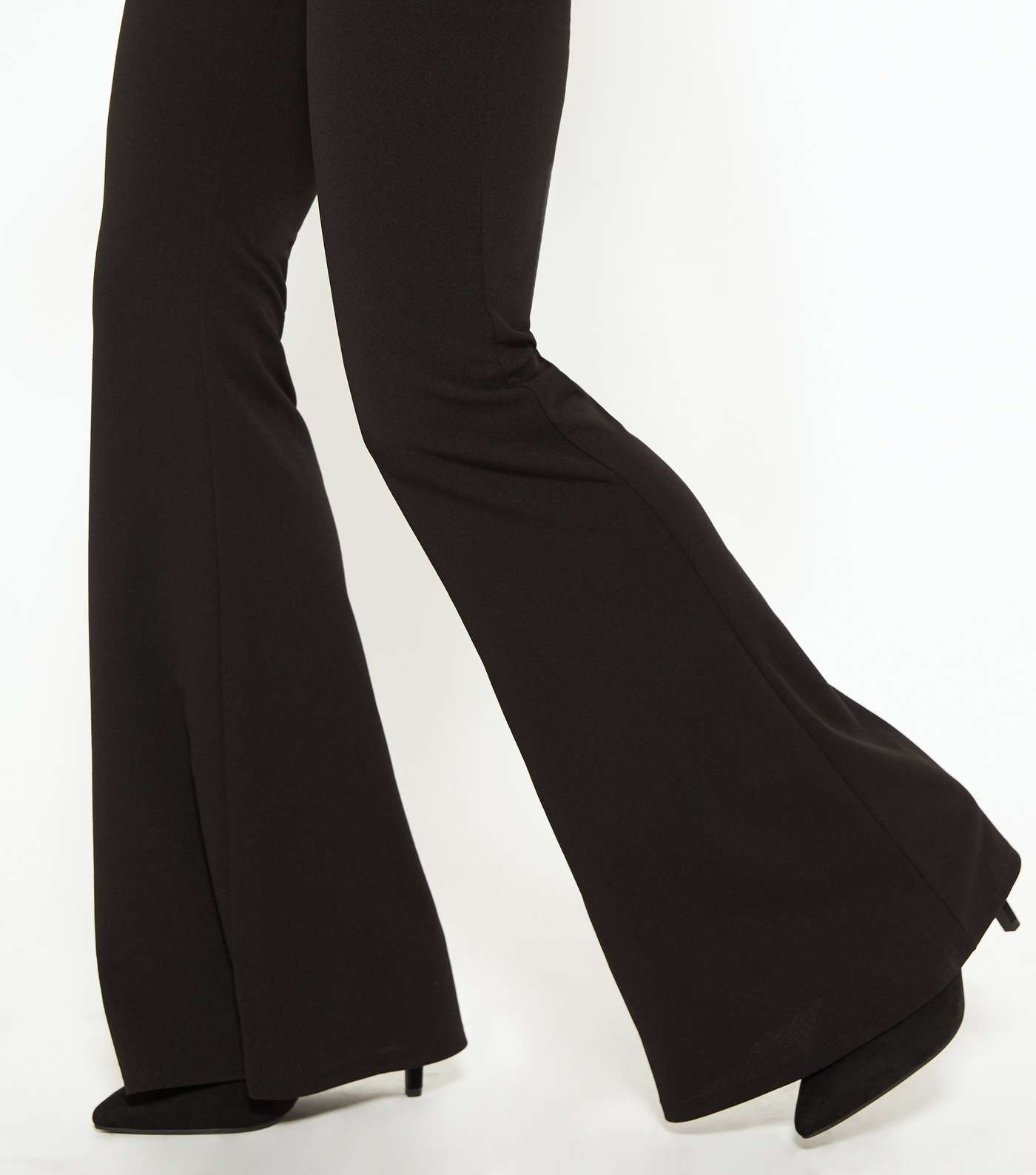 Black Flared Trousers  Image 4