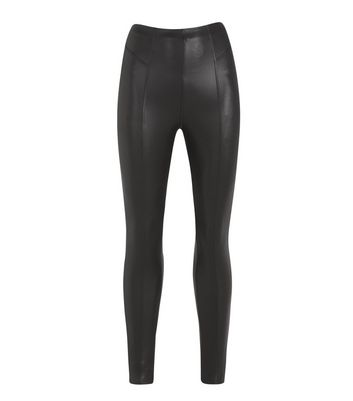 Leather look sales leggings topshop