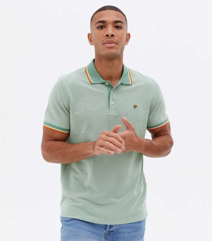 light green lacoste polo