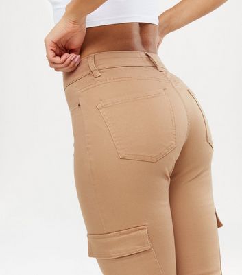 Slim Fit Womens Cargo Trousers  Pants 