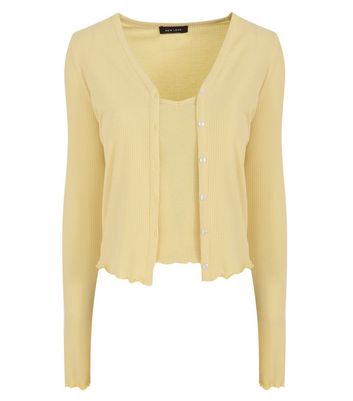 Pale lemon clearance cardigan