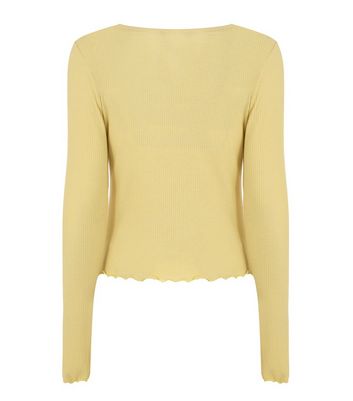 New look yellow cardigan hotsell