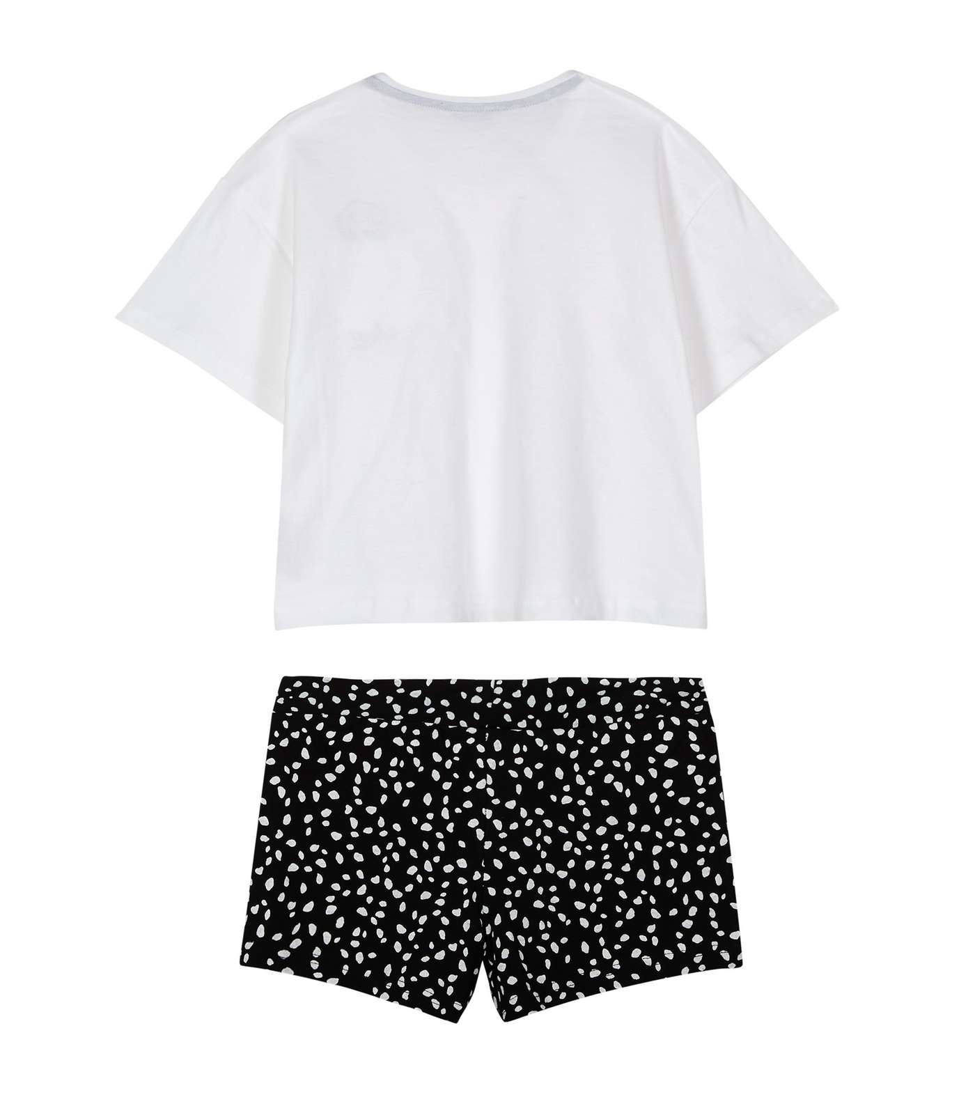 White Dalmatian Spot Short Pyjama Set Image 2