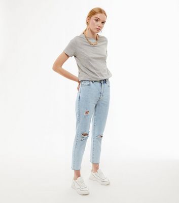 new look acid wash mom jeans