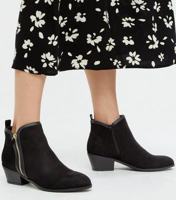 western heeled boots