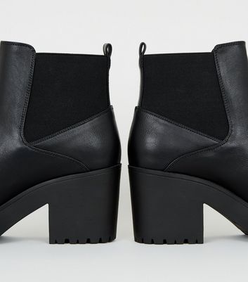 cheap block heel boots