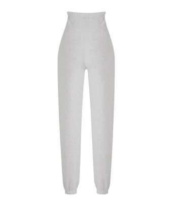 Maternity Pale Grey Jersey Over Bump Joggers New Look