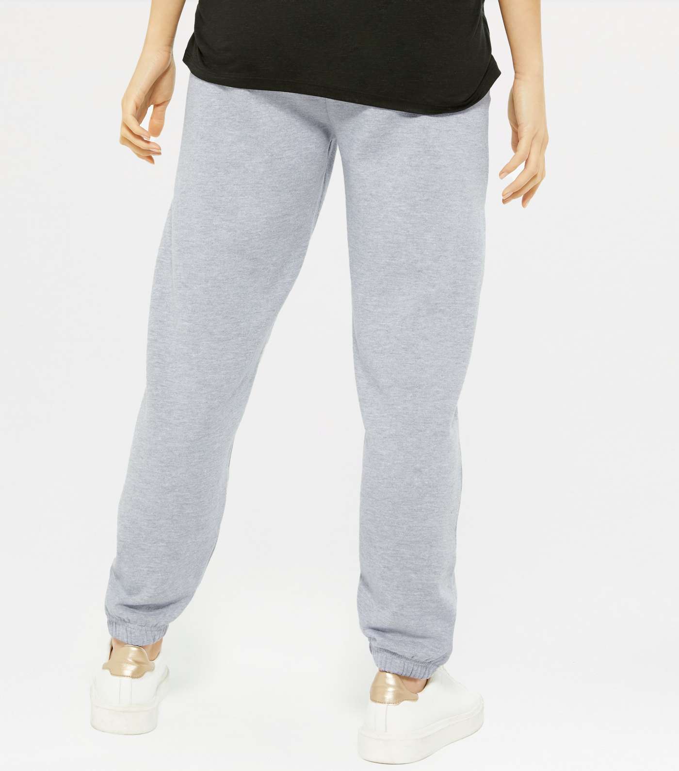 Maternity Grey Jersey Over Bump Joggers Image 3