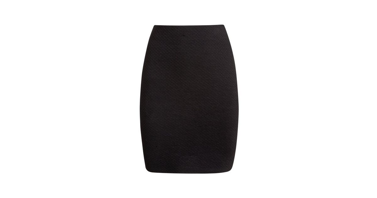 Tall Black Mini Tube Skirt | New Look
