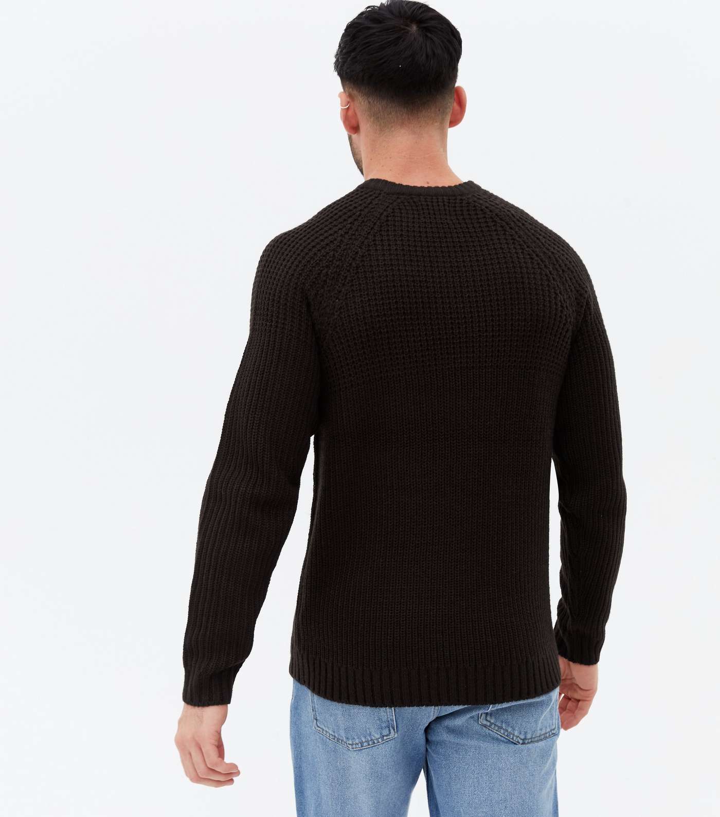 Only & Sons Black Crew Long Sleeve Jumper Image 4