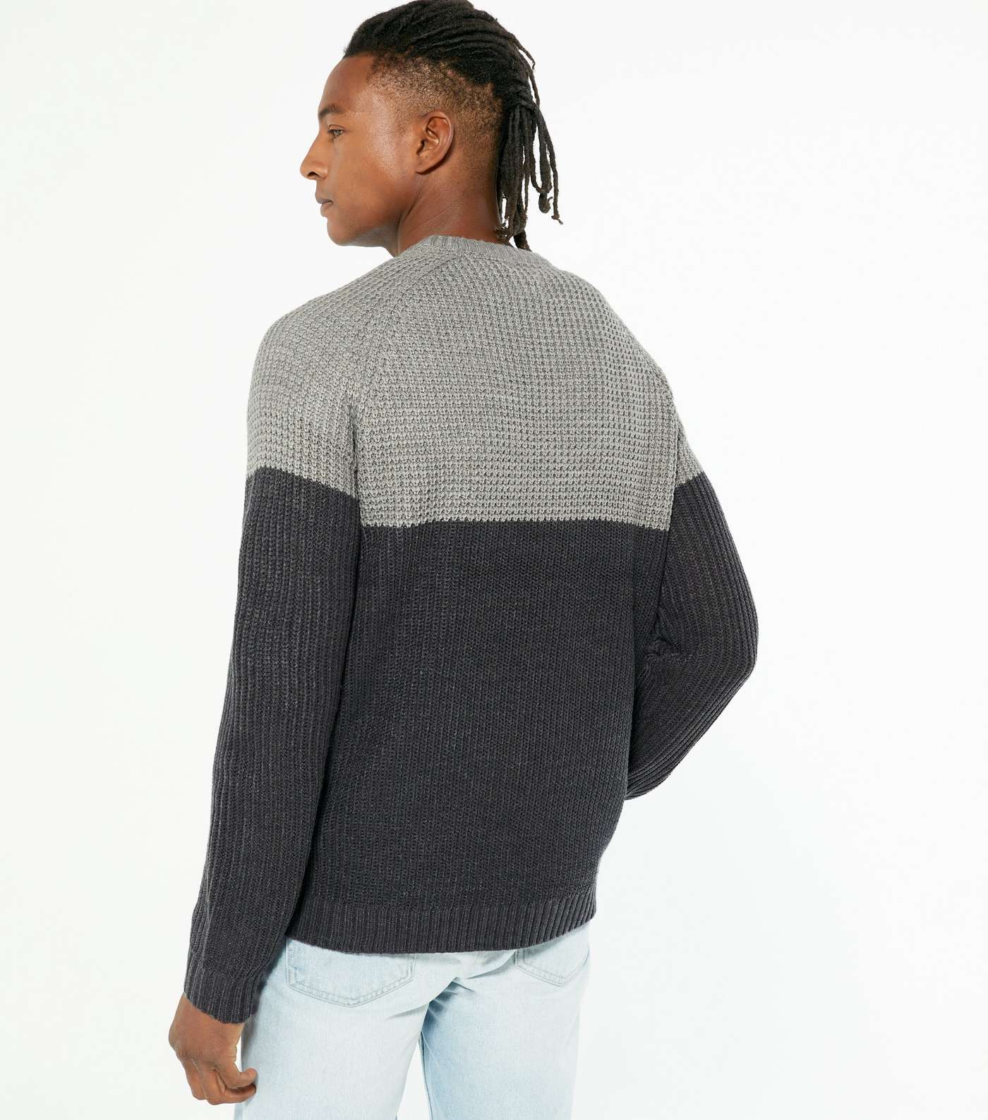 Only & Sons Grey Marl Crew Long Sleeve Jumper Image 4