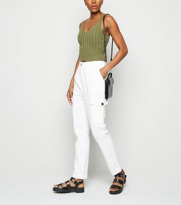 new look utility trousers
