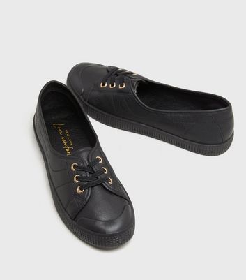 new look slip on trainers
