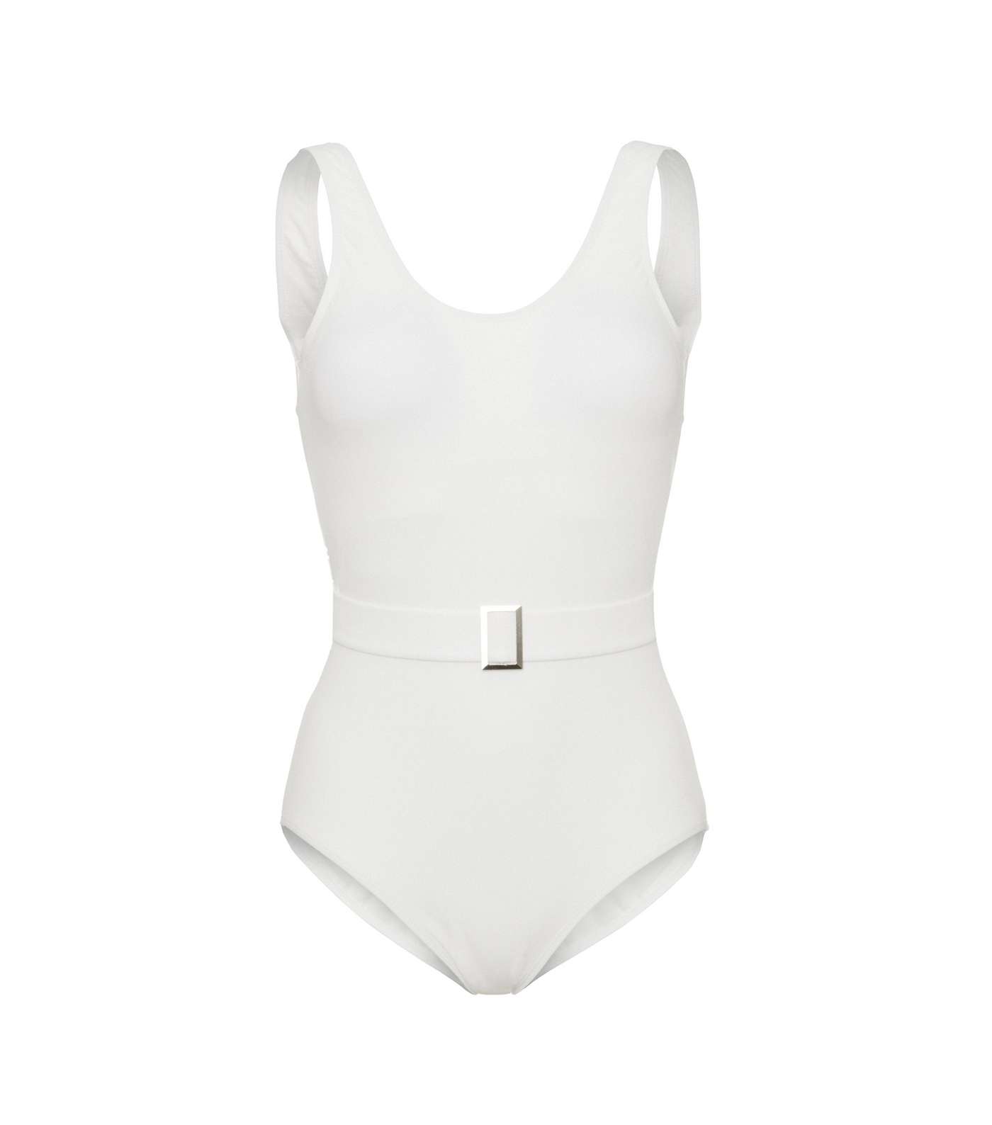Beachcomber White Belted Swimsuit Image 4
