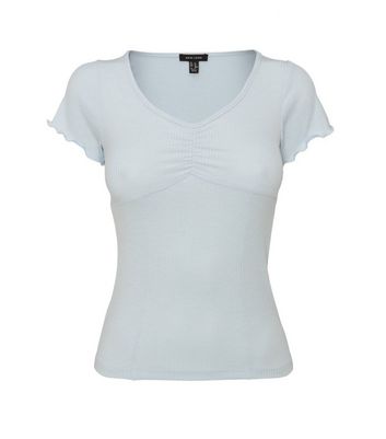 ruched front t shirt