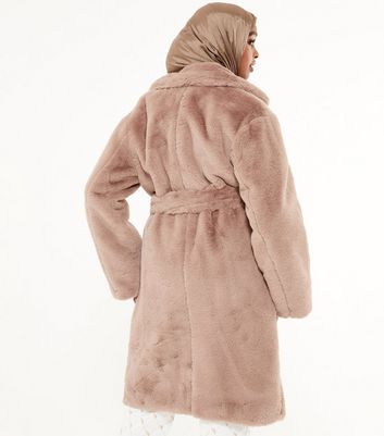 mink soft faux fur coat