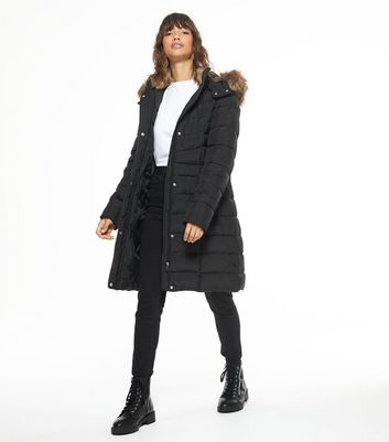 black mid length jacket