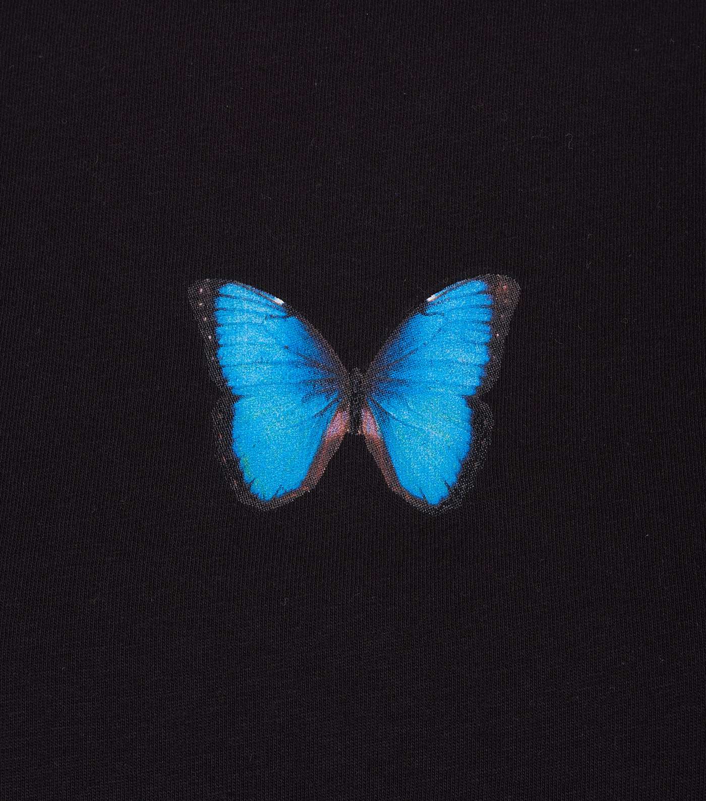 Black Butterfly Logo T-Shirt Image 3