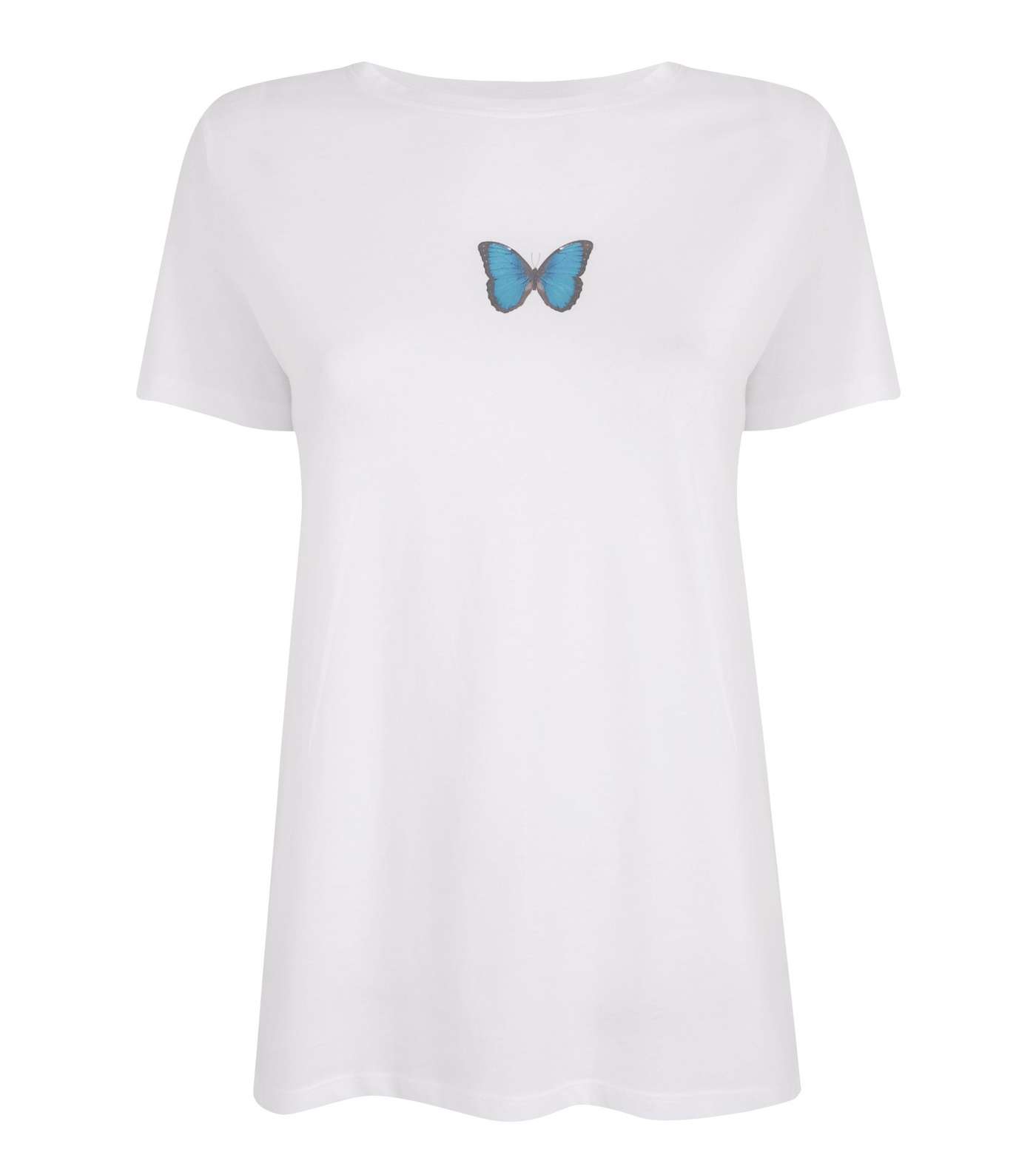 White Butterfly Logo T-Shirt
