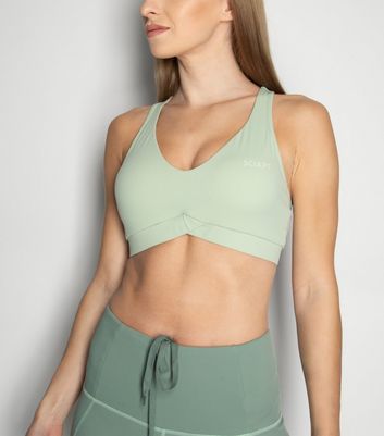 light green sports bra