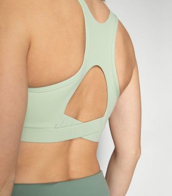 light green sports bra