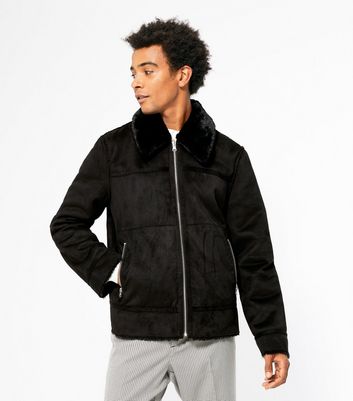 new look shearling jacket