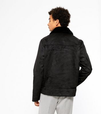 shearling jacket new look