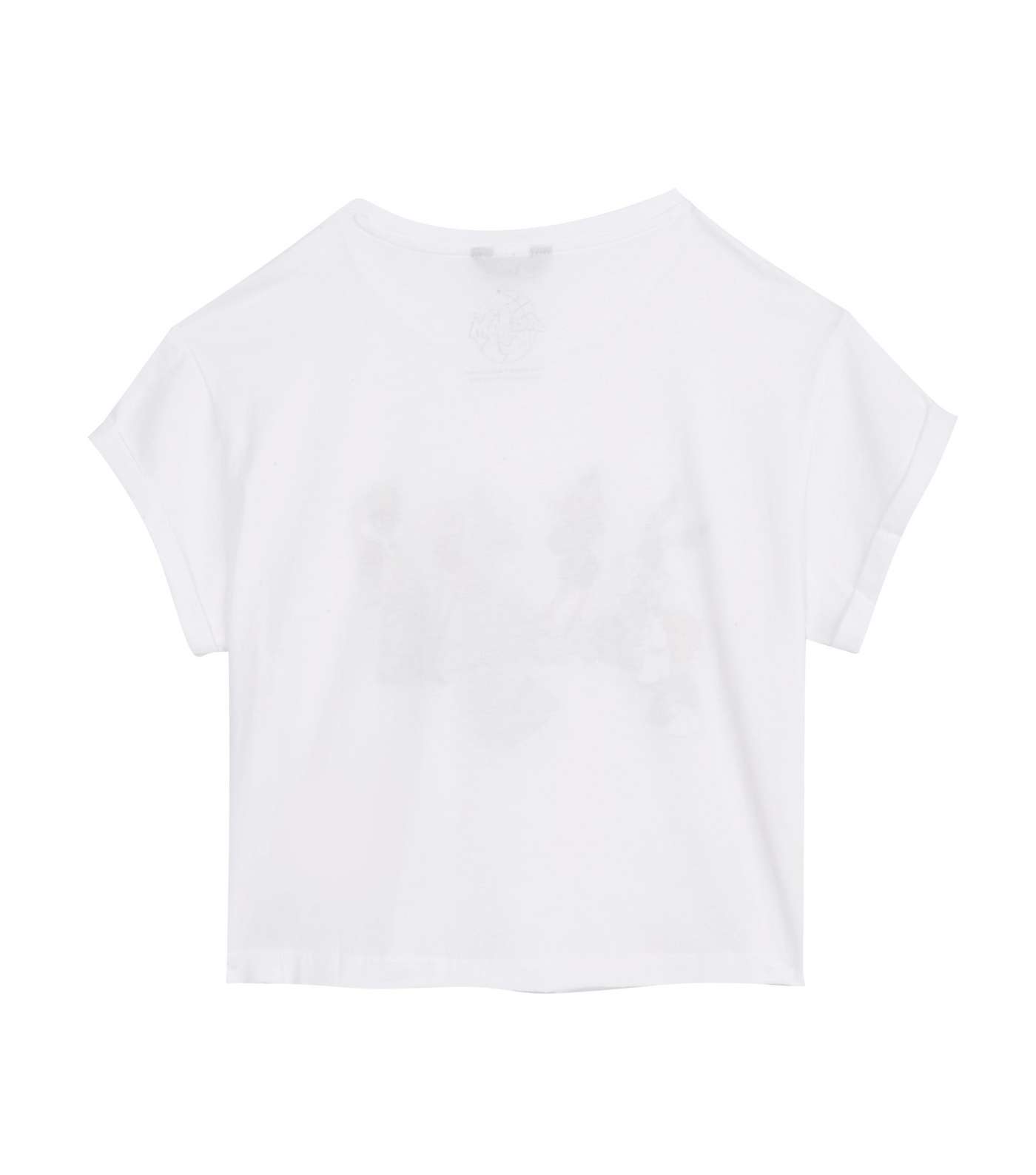 Girls White Space Jam Logo T-Shirt  Image 2