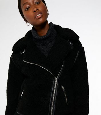 faux shearling jacket womens
