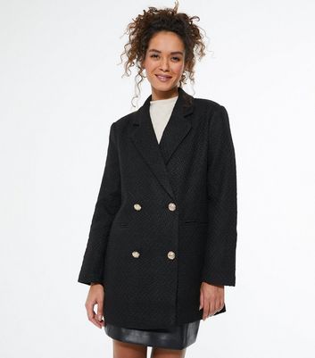 Ladies black deals boucle coat