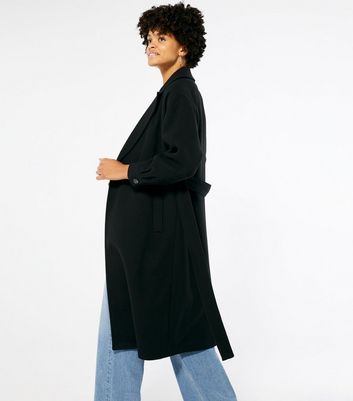 new look drop shoulder coat