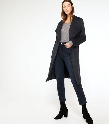 wrap coat new look